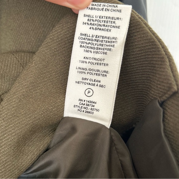 Anthropologie Avec Les Filles Mixed Fabric Blazer - Picture 13 of 14